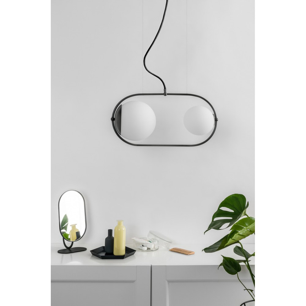 Lampa łazienkowa IP44 elegancka KOBAN czarna KOA222PS0 - Ummo Lighting - obrazek 3