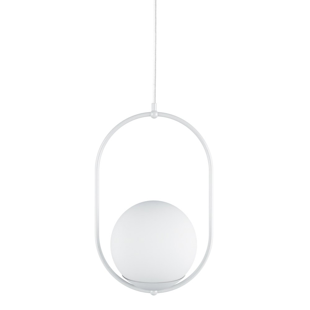 Lampa wisząca minimalistyczna KOBAN biała KOB111P0 - Ummo Lighting