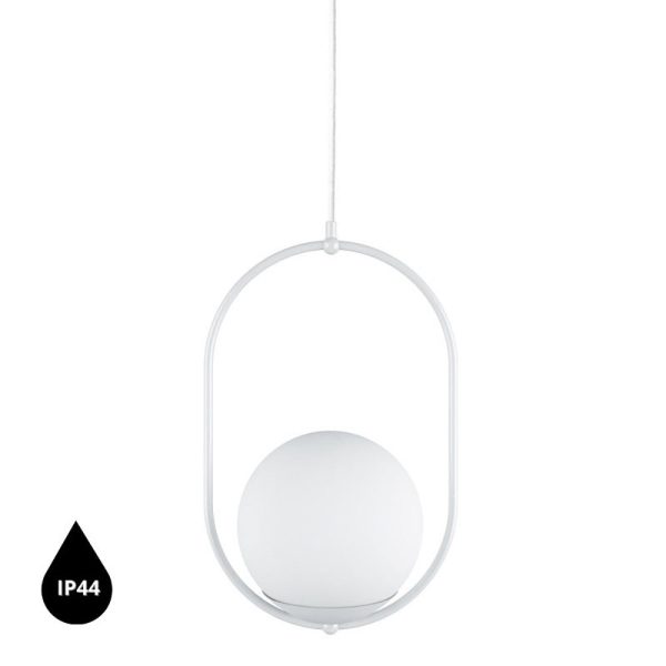 Lampa łazienkowa IP44 designerska KOBAN biała KOB111PS0 - Ummo Lighting