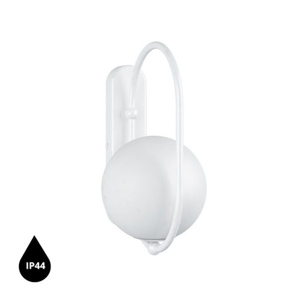 Kinkiet ścienny do łazienki IP44 KOBAN biała KOD110S0 - Ummo Lighting