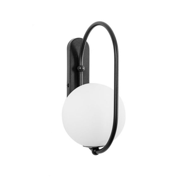 Kinkiet minimalistyczny KOBAN czarna KOD12000 - Ummo Lighting