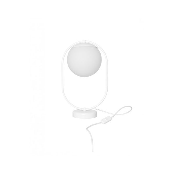 Lampa stołowa nowoczesna KOBAN biała KOS111P1 - Ummo Lighting