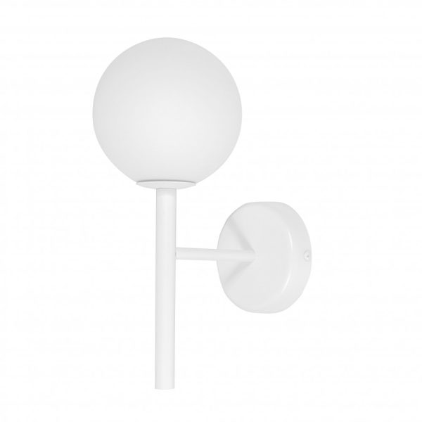 Kinkiet minimalistyczny kula KOP biała KPA11000 - Ummo Lighting