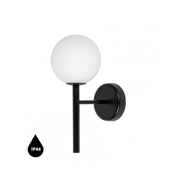 Lampa ścienna łazienkowa IP44 minimalistyczna KOP czarna KPA120S0 - Ummo Lighting