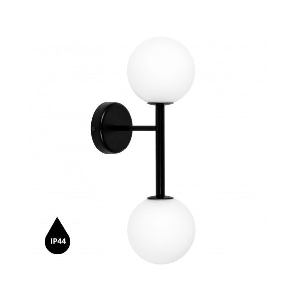 Kinkiet minimalistyczny łazienkowy IP44 KOP czarny KPB220S0 - Ummo Lighting