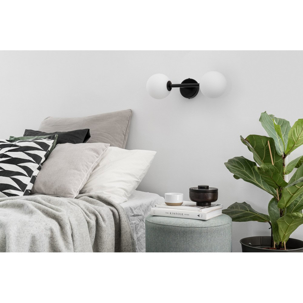 Kinkiet minimalistyczny łazienkowy IP44 KOP czarny KPB220S0 - Ummo Lighting - obrazek 2