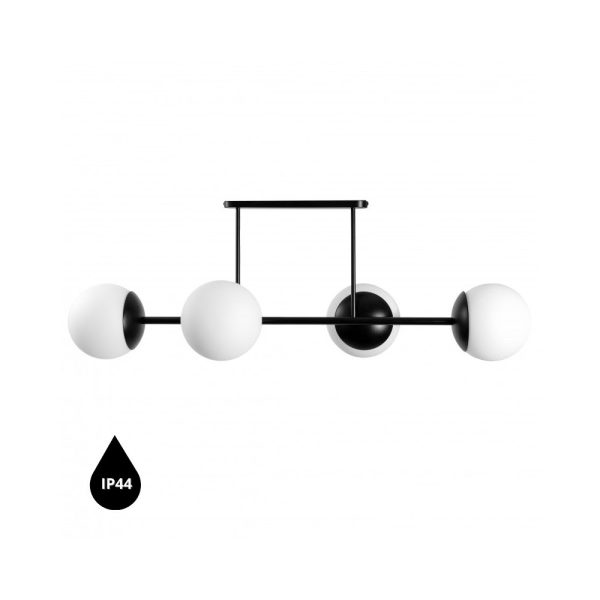 Lampa łazienkowa IP44 nowoczesna KOP czarna KPD420S3 - Ummo Lighting