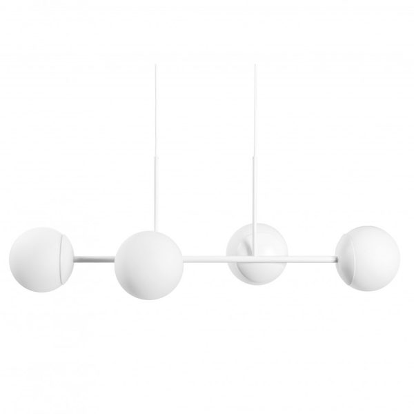 Lampa wisząca białe kule KOP minimalistyczna KPE411P0 - Ummo Lighting