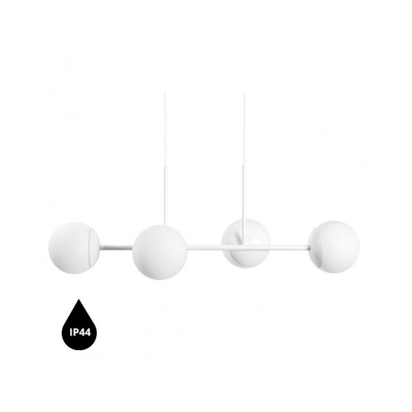 Lampa łazienkowa IP44 minimalistyczna KOP biała KPE411PS0 - Ummo Lighting
