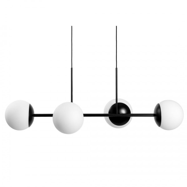 Plafon minimalistyczny KOP czarna KPE422P0 - Ummo Lighting