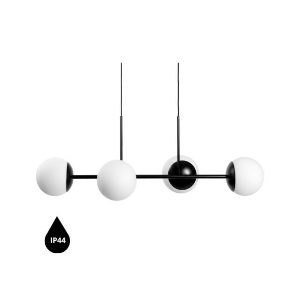 Lampa łazienkowa IP44 nowoczesna KOP czarna KPE422PS0 - Ummo Lighting