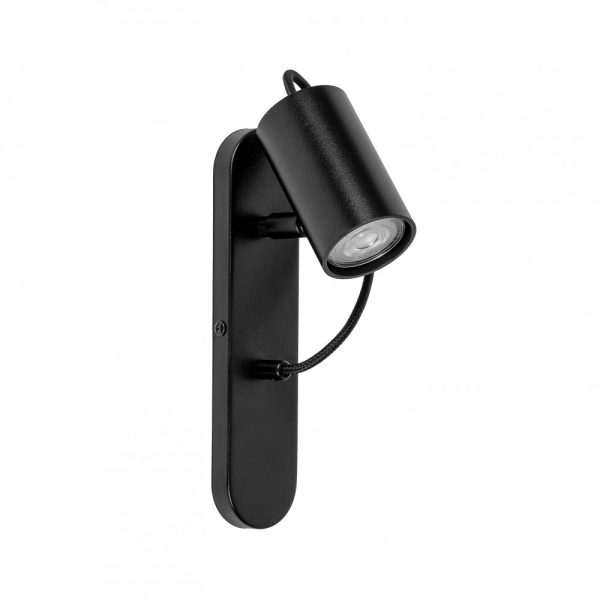 Kinkiet designerski KOP czarna KPF122P0 - Ummo Lighting