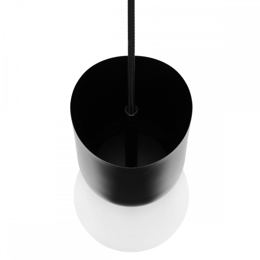Lampa minimalistyczna kulka pojedyncza LUOTI czarna LUA122P0 - Ummo Lighting - obrazek 5