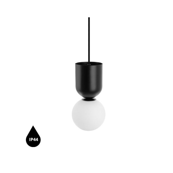 Lampa łazienkowa IP44 minimalistyczna LUOTI czarna LUA122PS0 - Ummo Lighting