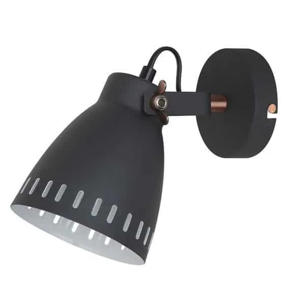 Kinkiet loft FRANKLIN MB-HN5050-1-B+RC - Italux