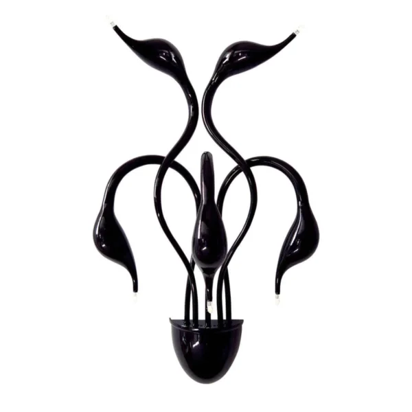 Kinkiet designerski SWAN MB8098-5A BLACK - Italux