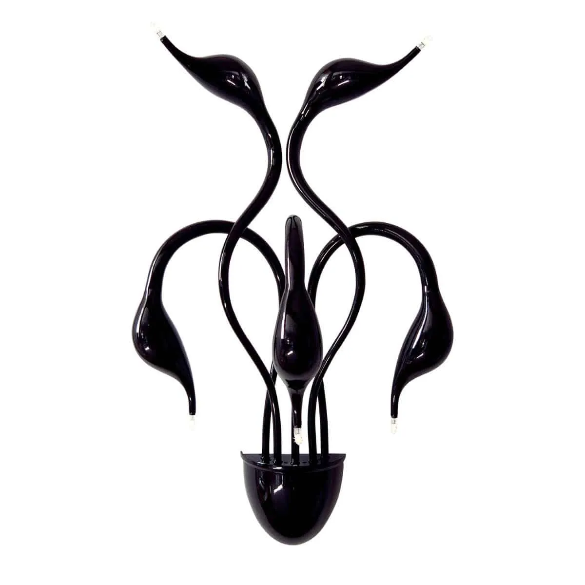 Kinkiet designerski SWAN MB8098-5A BLACK - Italux