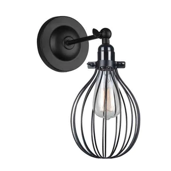 Kinkiet loft LOFT LESTO MBM-2676/1 BK - Italux