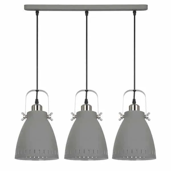 Lampa loft wisząca FRANKLIN MD-HN8026S-3-GR+S.NICK - Italux