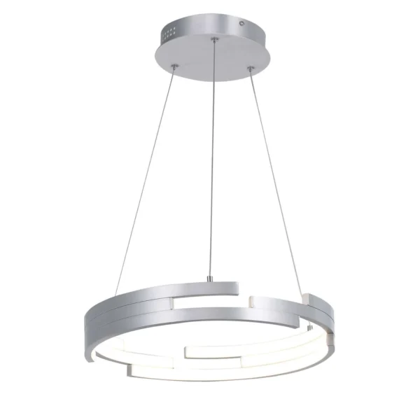 Lampa stylowa wisząca Velar MD16003097-1B SILVER -Italux