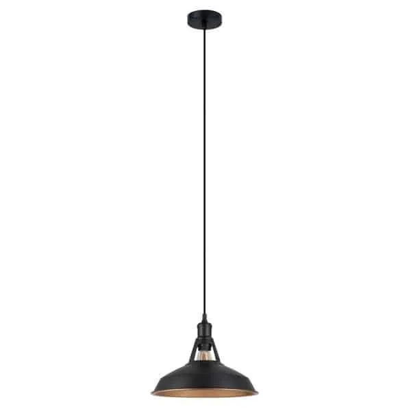 Lampa loft wisząca FREYA MDM-2315/1 M BK+GD - Italux
