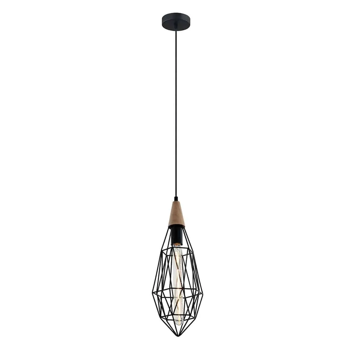 Lampa loft wisząca MAELLE MDM-2595/1S BK - Italux