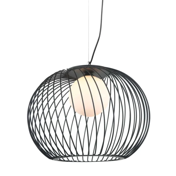 Lampa wisząca nowoczesna Clarisa MDM-3842-1 BK - Italux