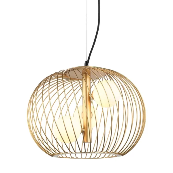 Lampa stylowa wisząca Clarisa MDM-3843-3 GD - Italux