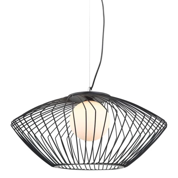 Lampa loft wisząca Zeno MDM-3844-1 BK - Italux