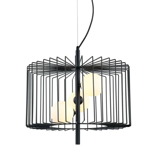 Lampa loft wisząca Daren MDM-3937/3 BK - Italux