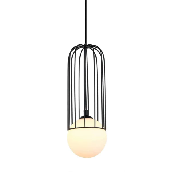 Lampa loft wisząca Simon MDM-3938/1 BK - Italux