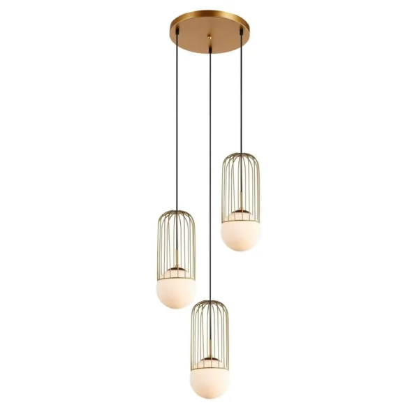 Lampa loft wisząca Matty MDM-3939/3 GD - Italux