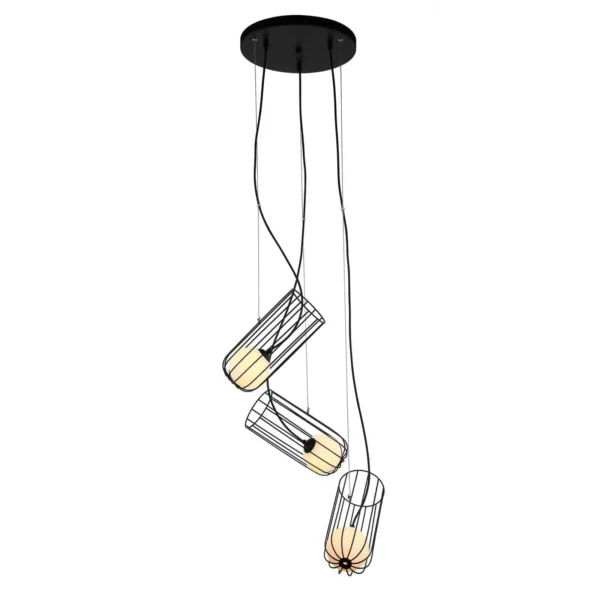Lampa loft wisząca Coco MDM-3941/3 BK - Italux