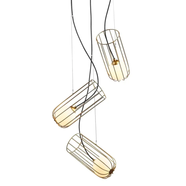 Lampa loft wisząca Coco MDM-3941/3 GD - Italux
