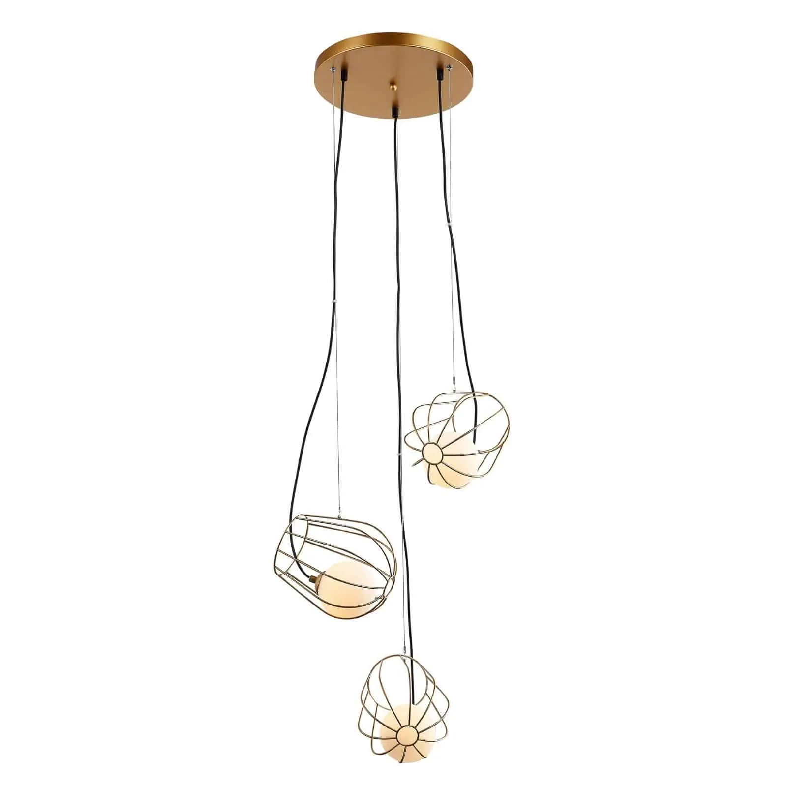 Lampa loft wisząca Melisa MDM-3942/3 GD - Italux