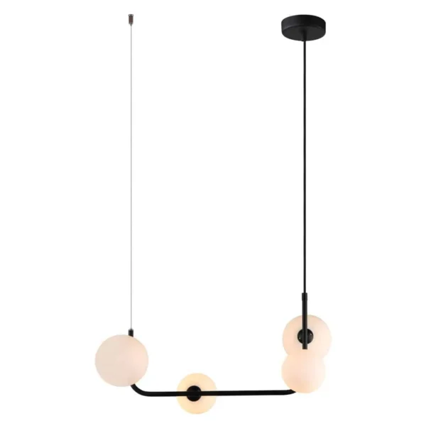 Lampa designerska wisząca FERRAND MDM-4123/4 BK - Italux