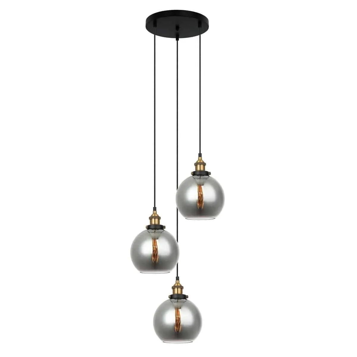 Lampa nad stół wisząca nowoczesna CARDENA MDM-4330/3 GD+SG - Italux