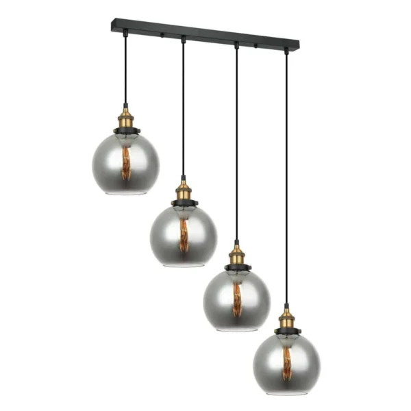 Lampa wisząca nowoczesna CARDENA MDM-4330/4 GD+SG - Italux
