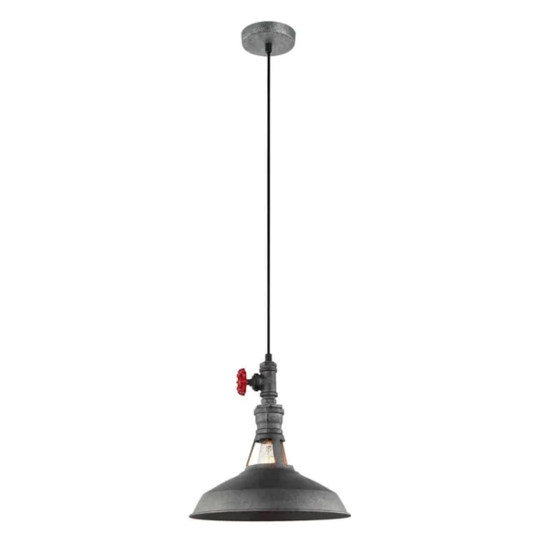 Lampa loft wisząca GARIBALDO MDM-2781/1 GR+BK – Italux