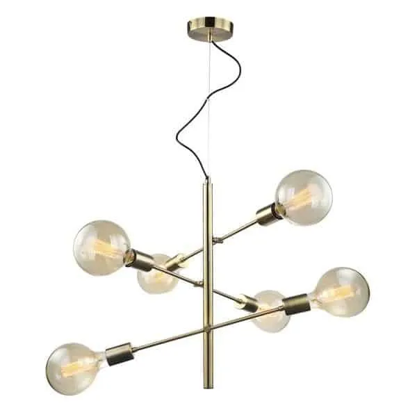 Lampa stylowa wisząca MADALYN MDM3582/6 AB - Italux
