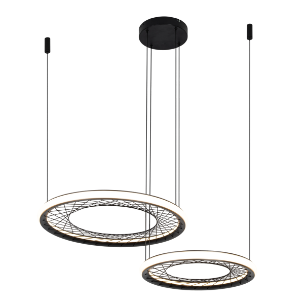 Lampa wisząca NEST 77W LED 61+41cm ML0525 - Milagro