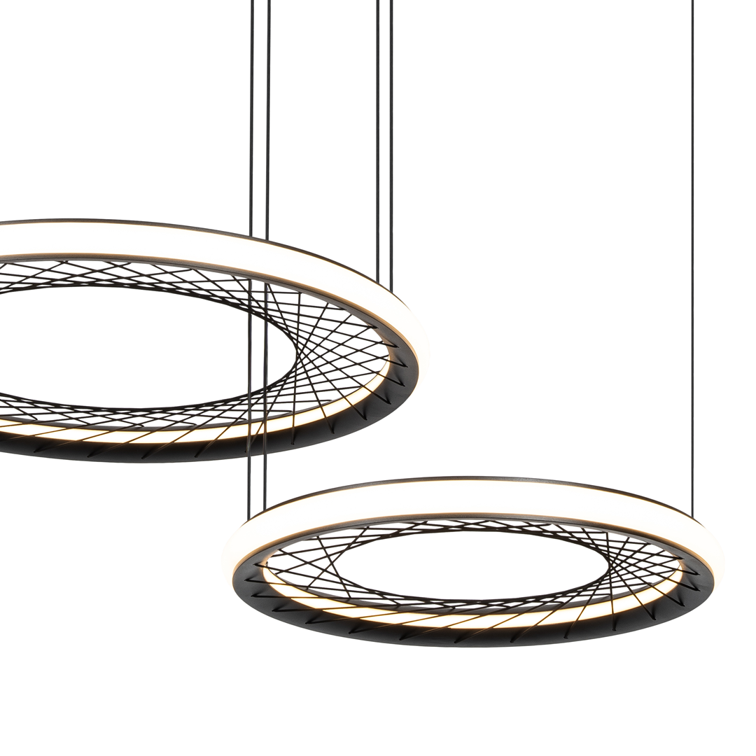 Lampa wisząca NEST 77W LED 61+41cm ML0525 - Milagro - obrazek 2