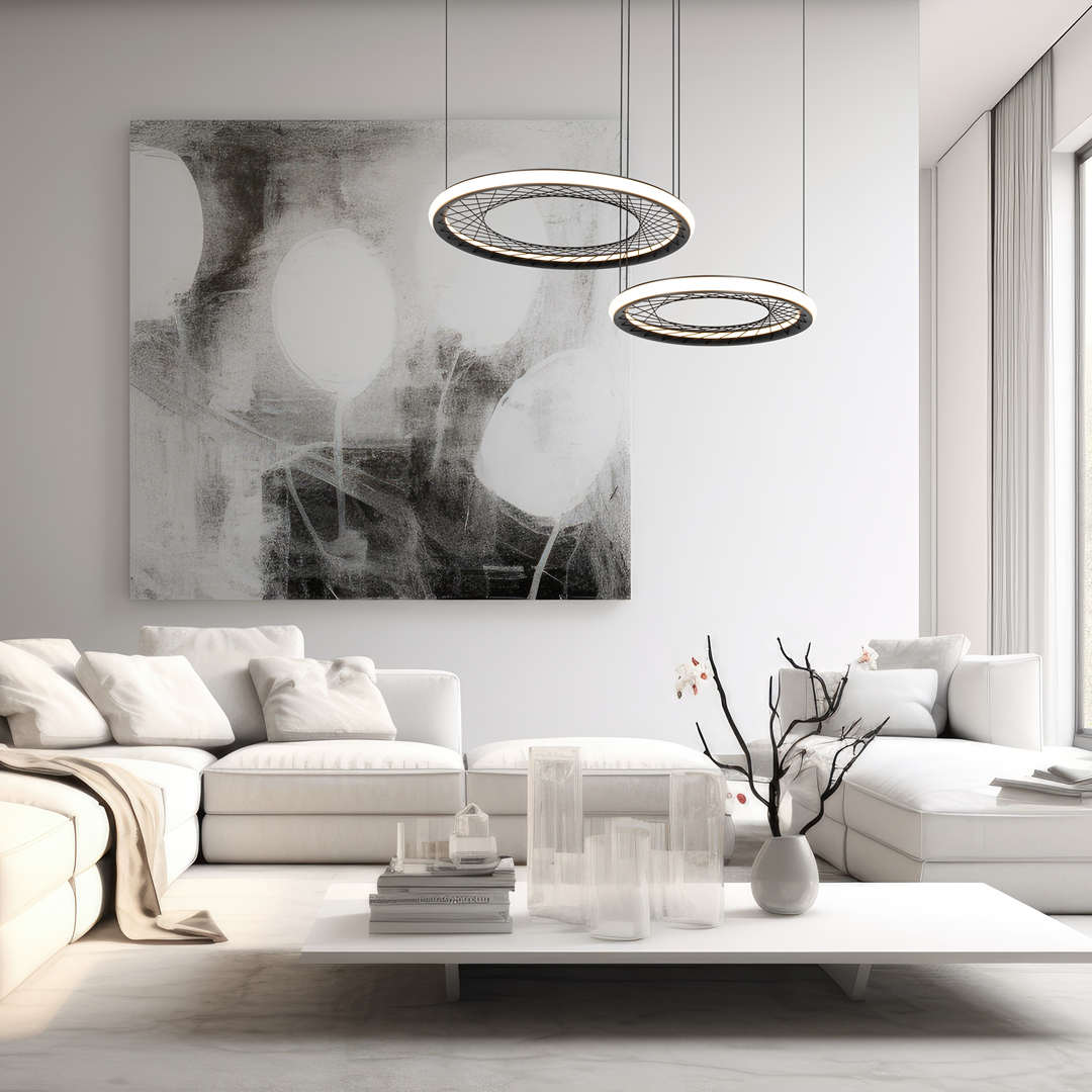 Lampa wisząca NEST 77W LED 61+41cm ML0525 - Milagro - obrazek 4