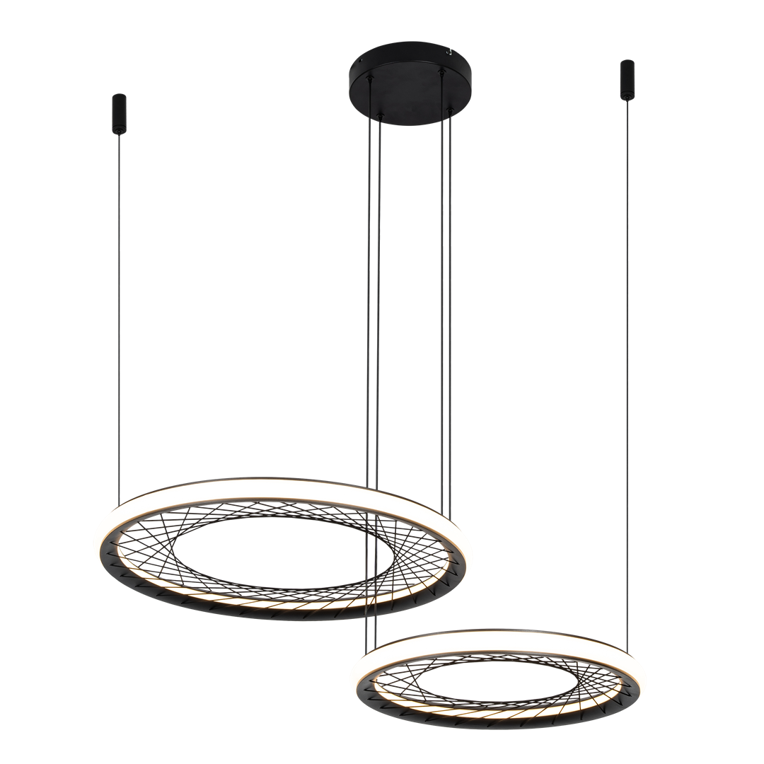Lampa wisząca NEST 77W LED 61+41cm ML0525 - Milagro - obrazek 6