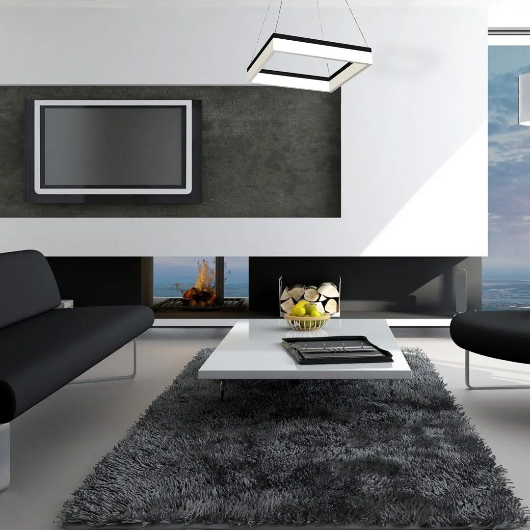 Lampa wisząca RING NERO LED doskonała ML081 Milagro - obrazek 5