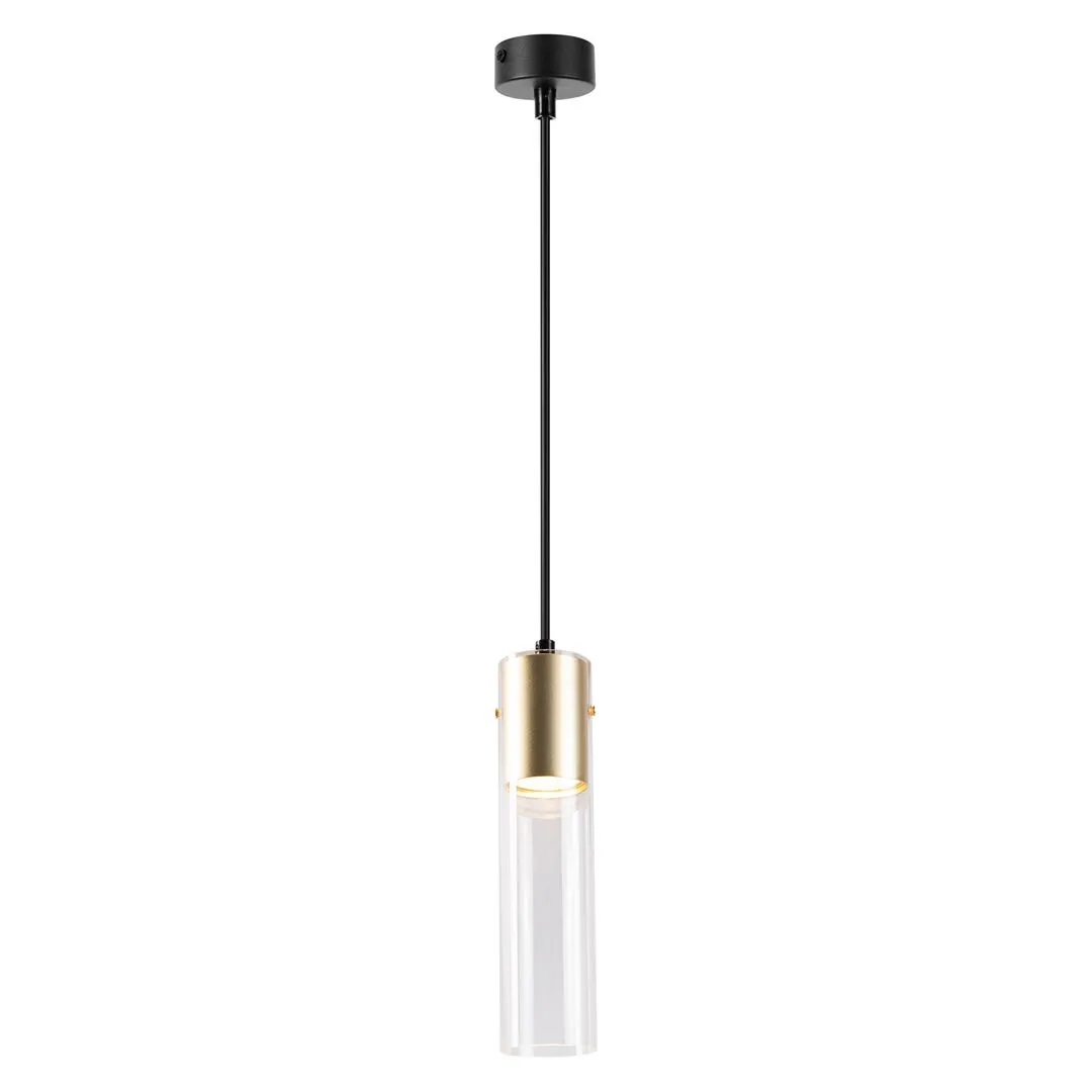 Lampa Wisząca Ricky Złoty ML0845 - Milagro