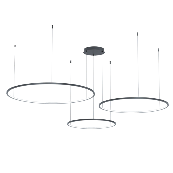 Lampa wisząca Saturno Black 100W LED ML0846 - Milagro