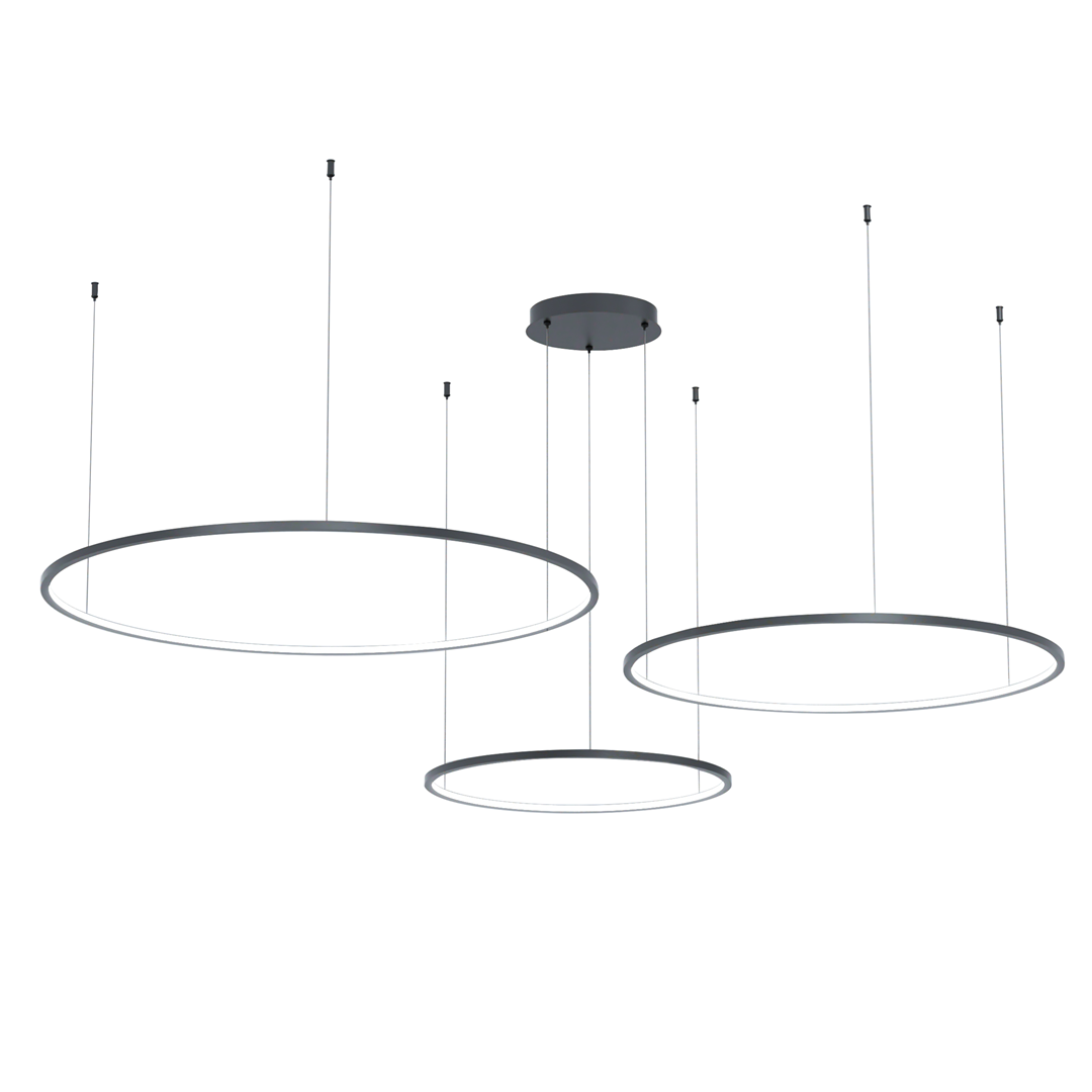 Lampa wisząca Saturno Black 100W LED ML0846 - Milagro