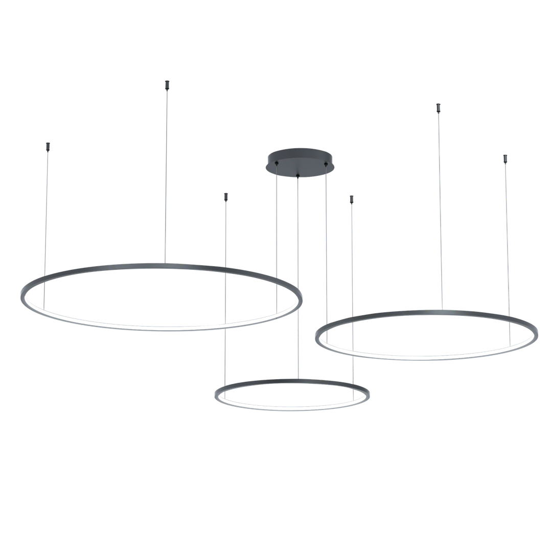 Lampa wisząca Saturno Black 100W LED ML0846 - Milagro - obrazek 6