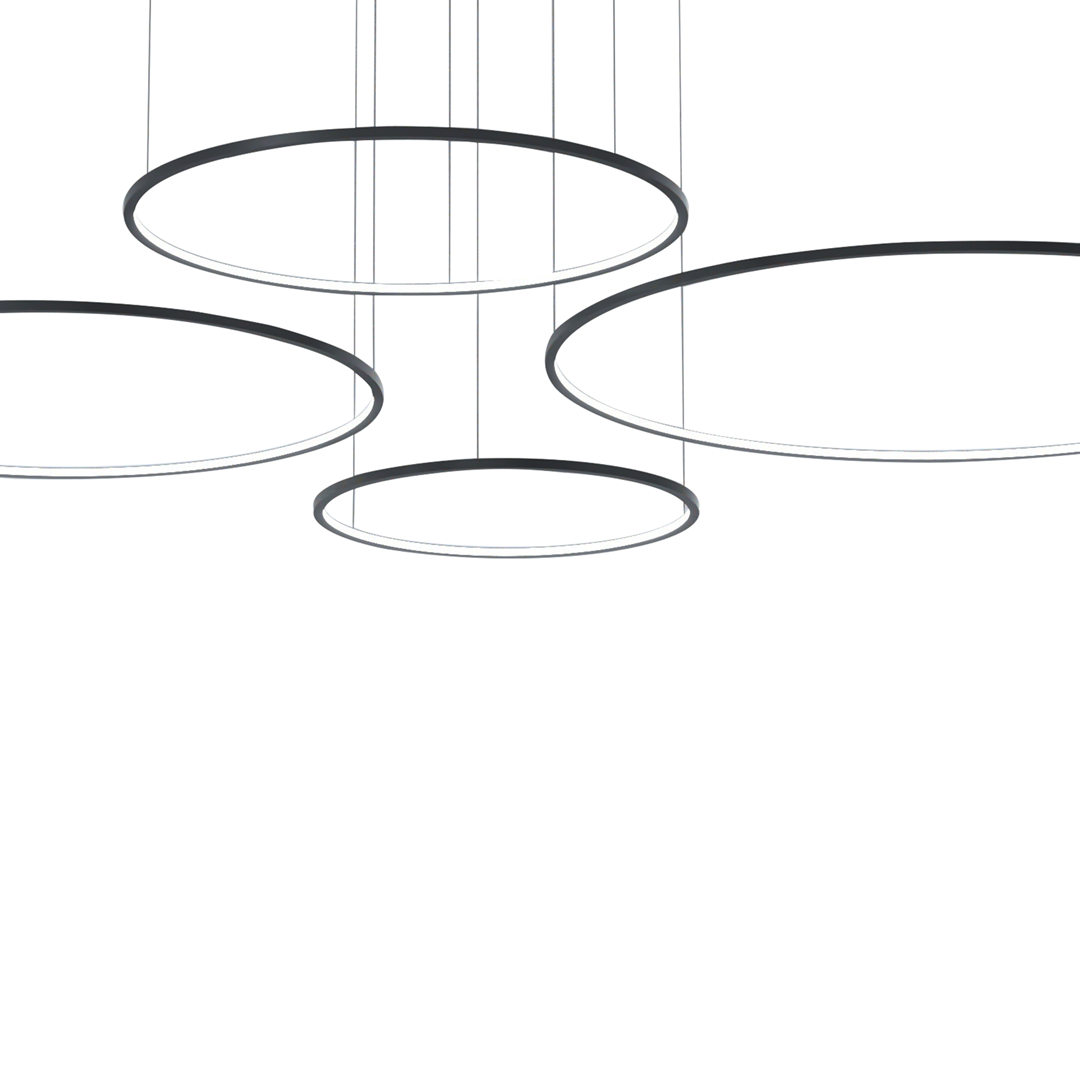 Lampa wisząca Saturno Black 120W LED ML0848 - Milagro - obrazek 2